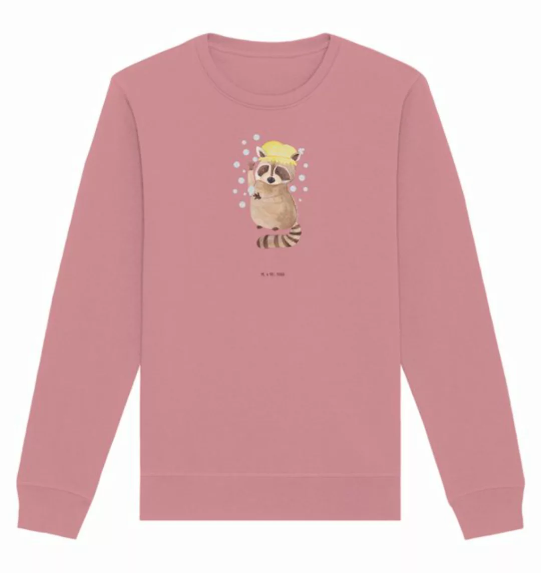 Mr. & Mrs. Panda Longpullover Größe M Waschbär - Canyon Pink - Geschenk, Fr günstig online kaufen