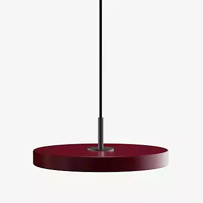 Umage Asteria Mini Pendelleuchte LED, rot - Cover schwarz - Ra 93 günstig online kaufen