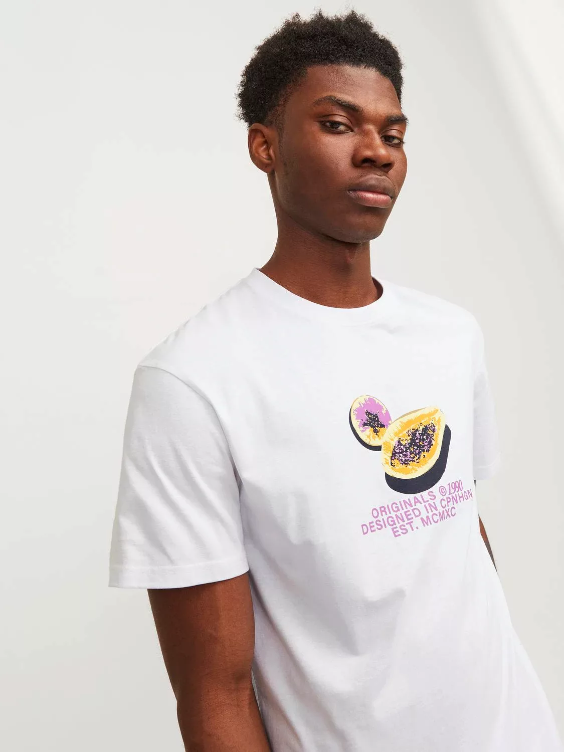 Jack & Jones T-Shirt JORTAMPA AOP BRANDING TEE SS C.N SN günstig online kaufen