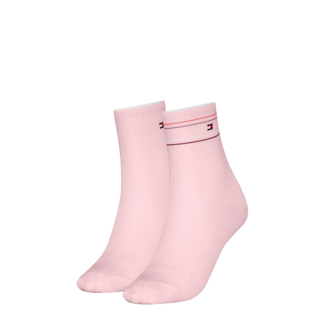 Tommy Hilfiger Socken "TH WOMEN SHORT SOCK 2P RIB SHINE", (2 Paar) günstig online kaufen