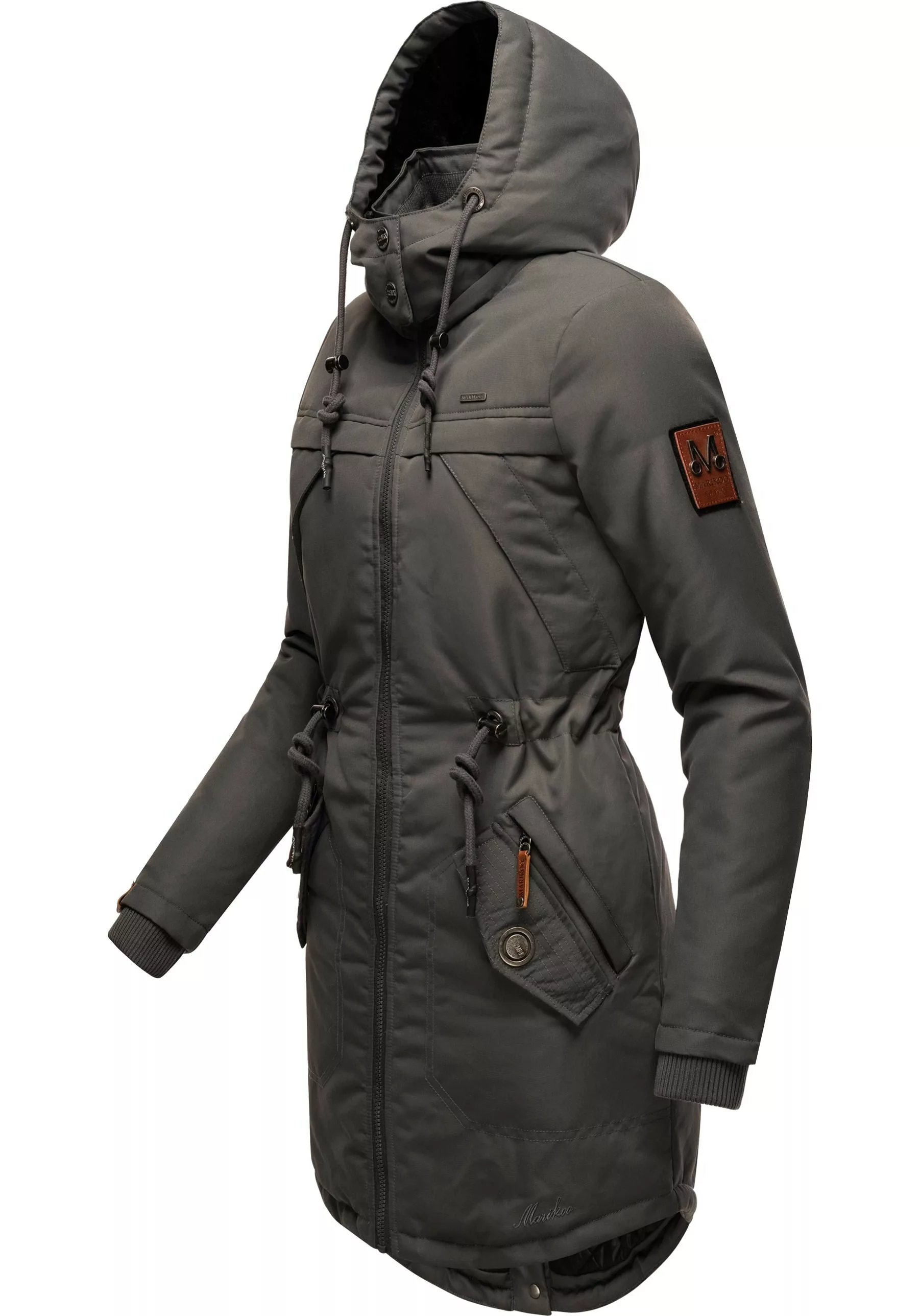 Marikoo Wintermantel "Kamii", sportlicher Damen Winterparka mit abnehmb. Ka günstig online kaufen