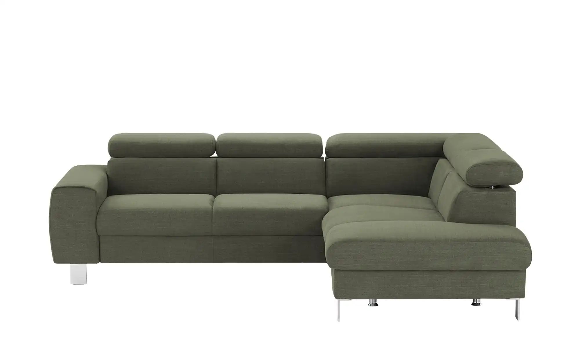 uno Ecksofa  Los Angeles ¦ grün ¦ Maße (cm): B: 249 H: 72 T: 207 Polstermöb günstig online kaufen