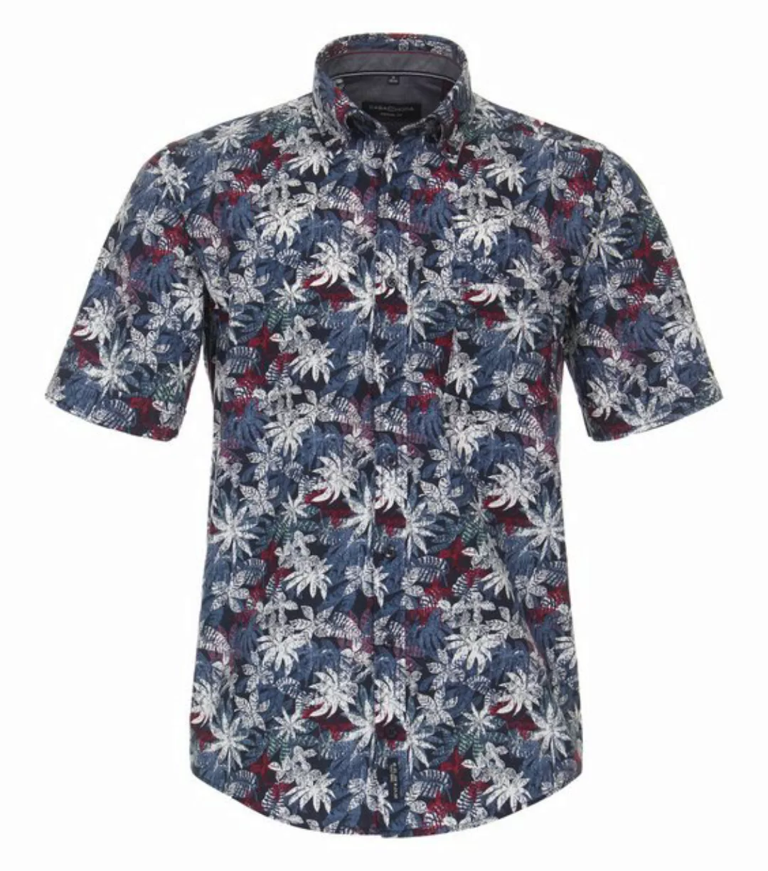 CASAMODA Langarmhemd CASAMODA Print Freizeithemd Casual Fit Button-Down-Kra günstig online kaufen