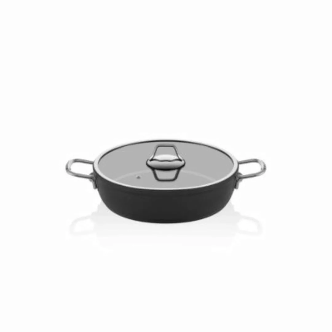 THE MIA La Mia Cucina 28 cm kurzer Topf - mit Deckel schwarz günstig online kaufen