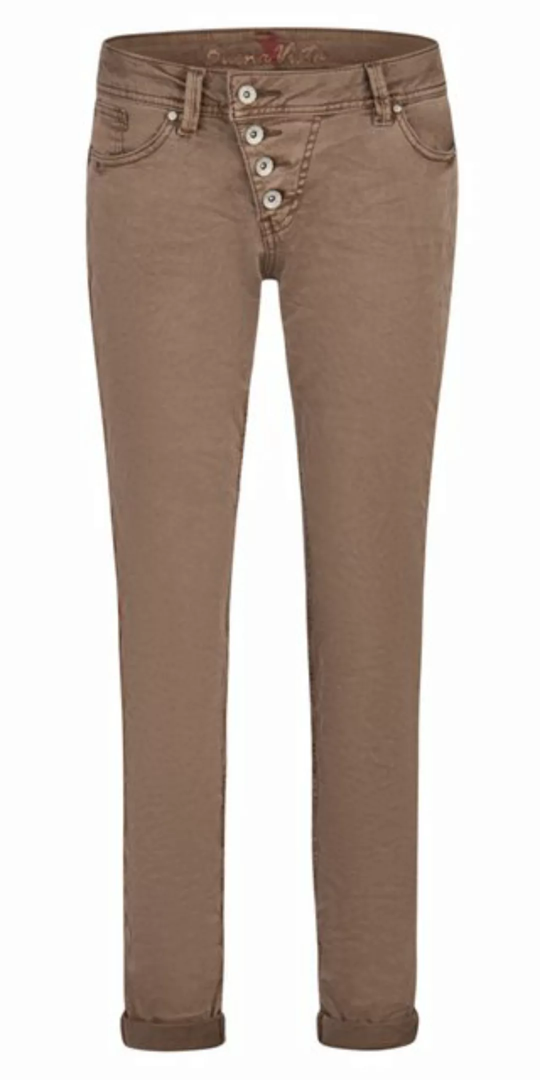 Buena Vista Skinny-fit-Jeans Malibu stretch twill caffé latte günstig online kaufen