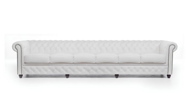 Xlmoebel Sofa Großes Club Lounge Sofa in XXL mit weißen Möbeln für 6 Person günstig online kaufen