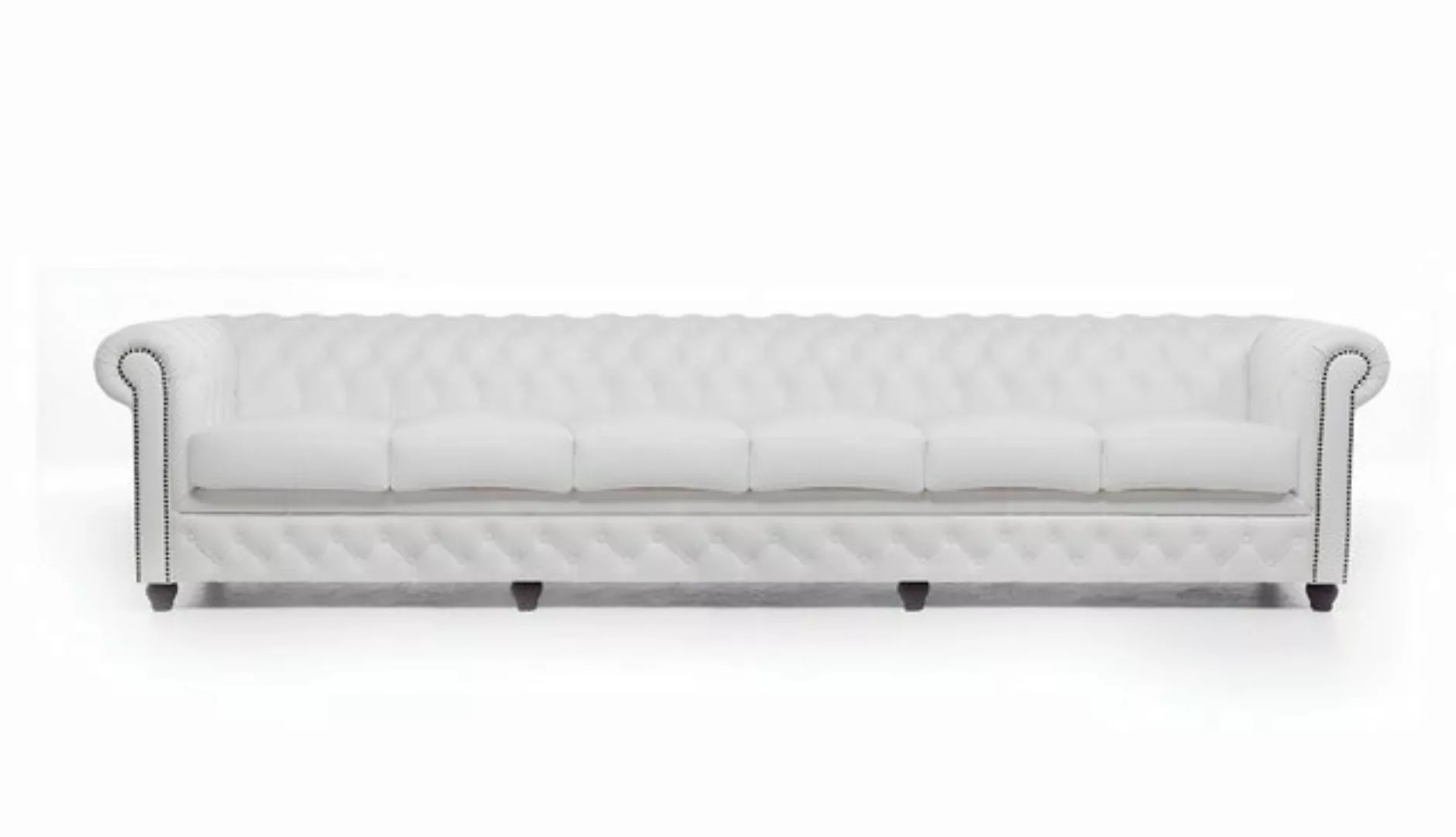 Xlmoebel Sofa Großes Club Lounge Sofa in XXL mit weißen Möbeln für 6 Person günstig online kaufen