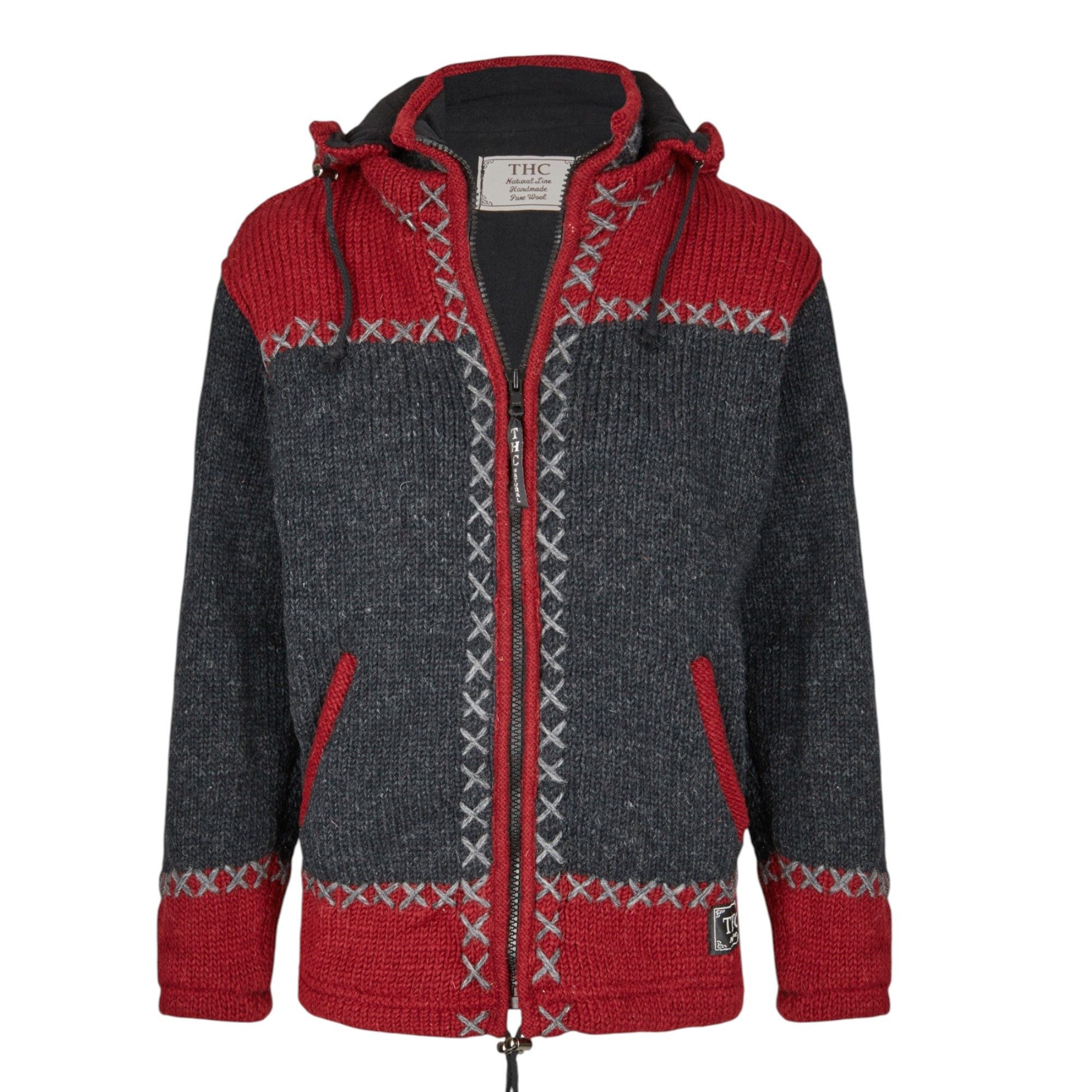 THC Natural Line Strickjacke THC Schafwollstrickjacke günstig online kaufen