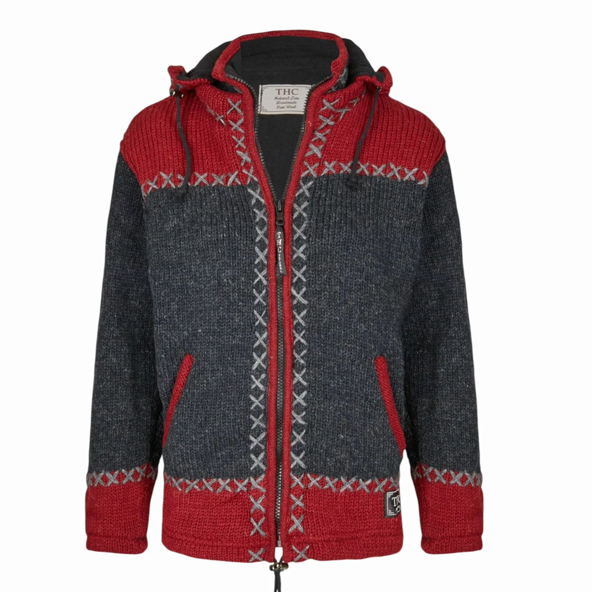 THC Natural Line Strickjacke THC Schafwollstrickjacke günstig online kaufen