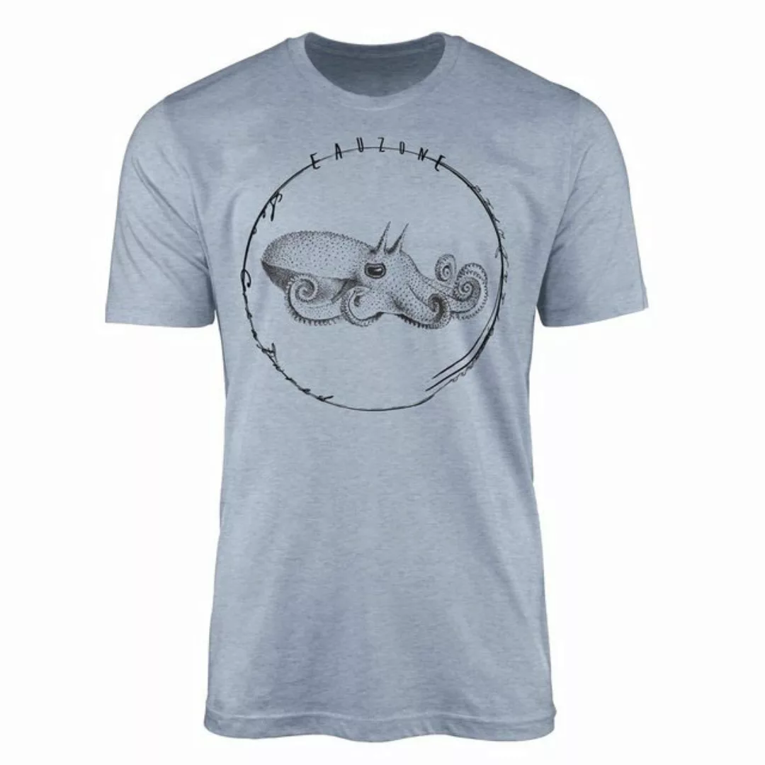 Sinus Art T-Shirt T-Shirt Tiefsee Fische - Serie: Sea Creatures, feine Stru günstig online kaufen