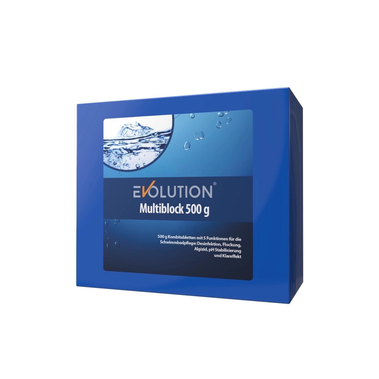 Evolution Multiblock 500 g Langsamlöslich Chlor Algizid Urlaub Pool günstig online kaufen