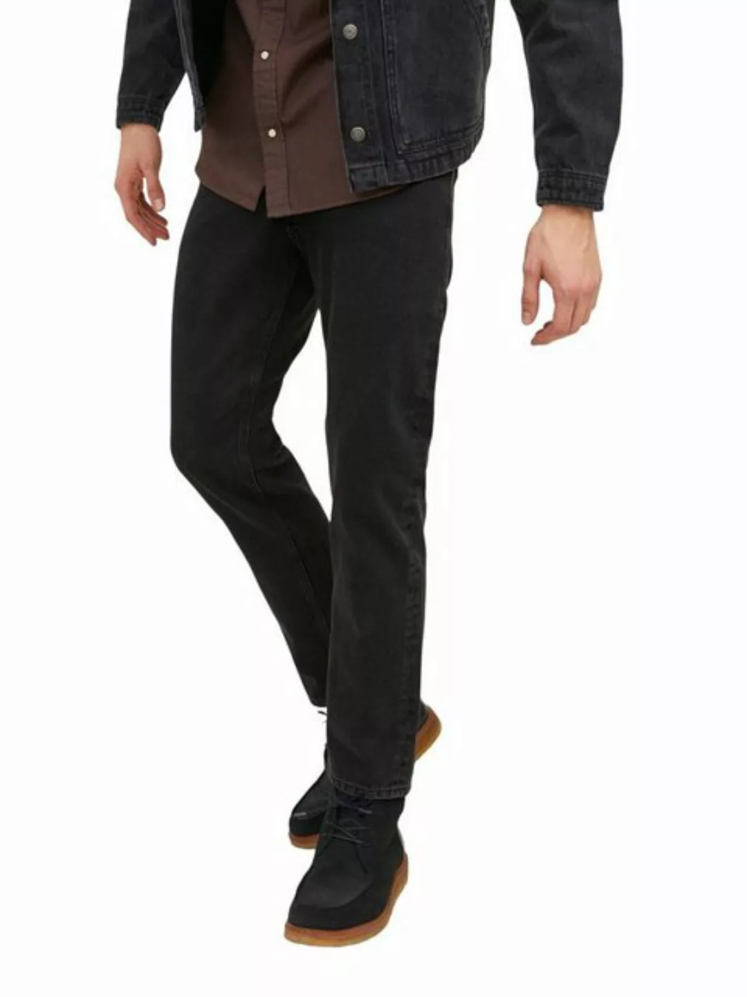 Jack & Jones Herren Jeans JJICHRIS JJORIGINAL MF 912 - Relaxed Fit - Schwar günstig online kaufen