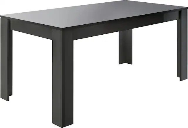 INOSIGN Esstisch "Dama 137x90x79 cm (BxTxH), Esszimmertisch Anthrazit Hochg günstig online kaufen