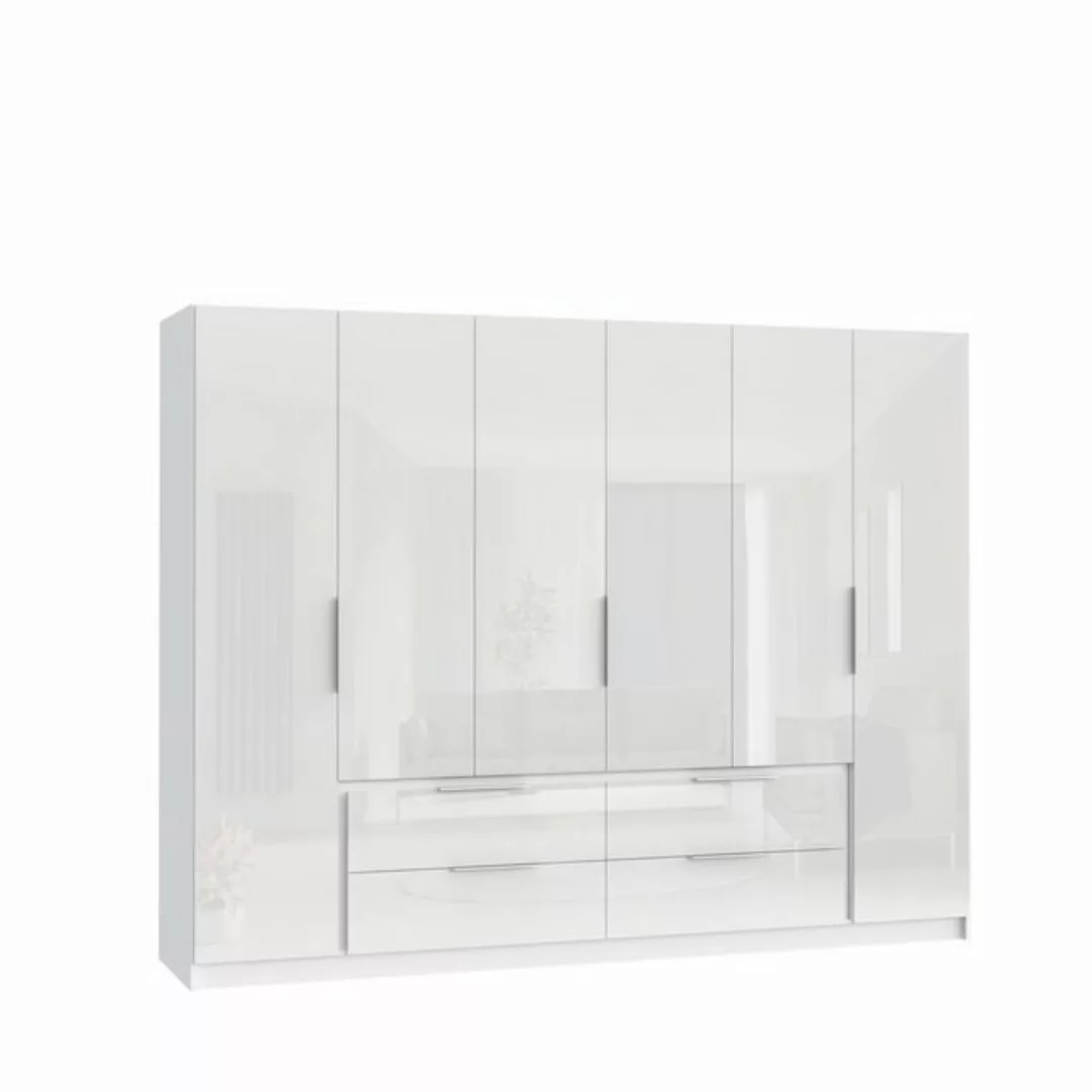 freiraum Kleiderschrank Luano (BxHxT: 269,7x210,5x60 cm) in weiß mit 4 Schu günstig online kaufen