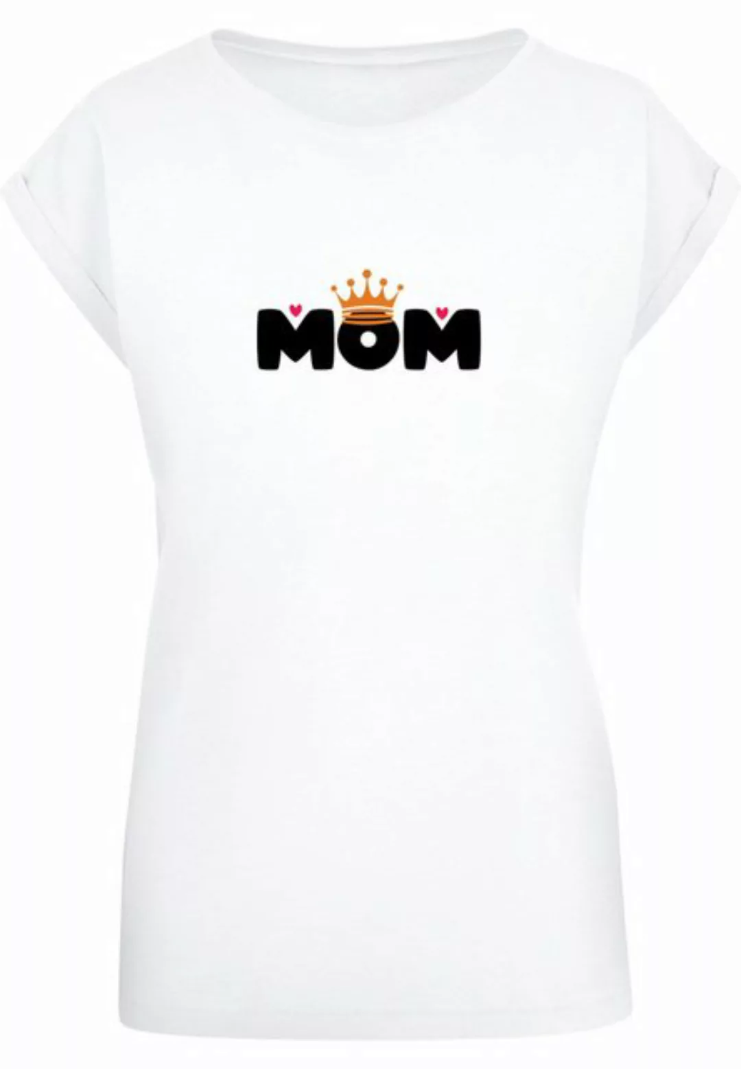 Merchcode T-Shirt Merchcode Damen Ladies Mothers Day - Queen Mom T-Shirt (1 günstig online kaufen