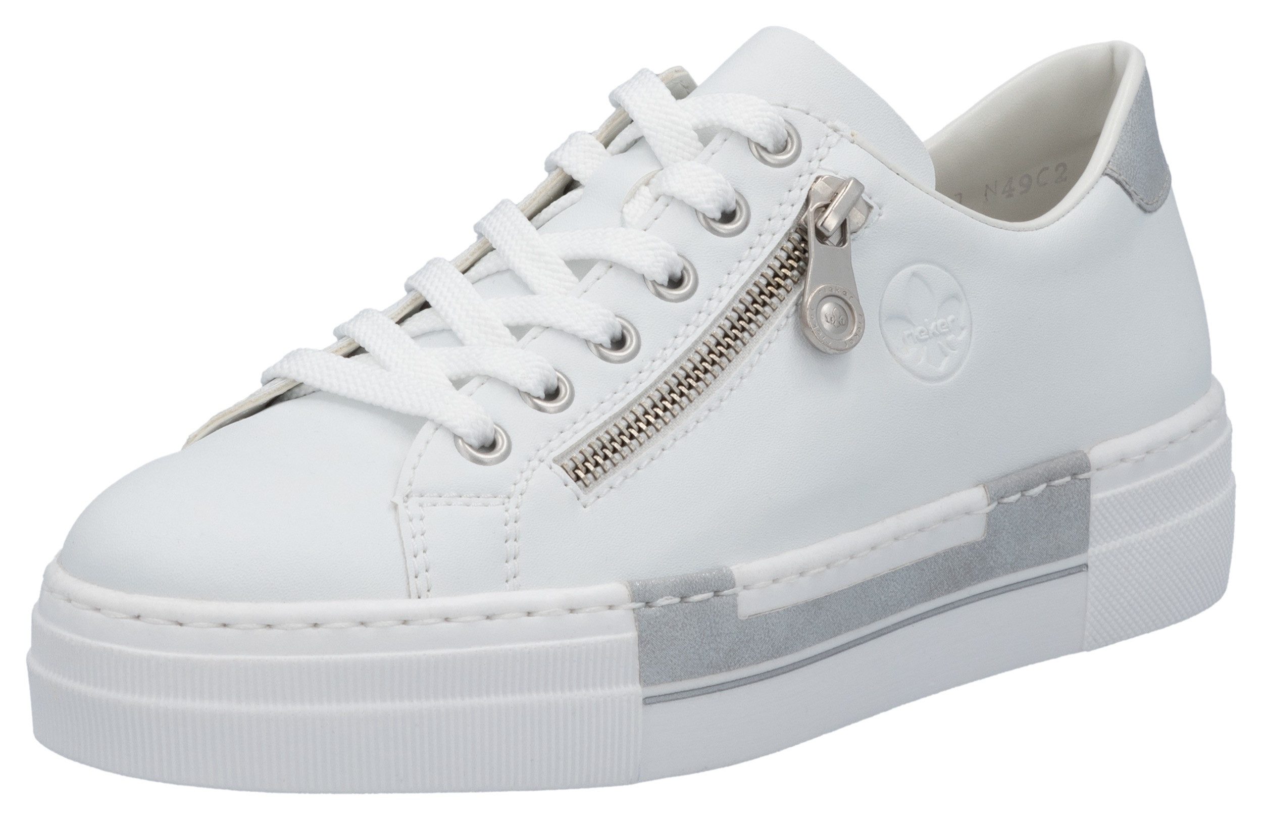 Rieker Plateausneaker mit Zierreißverschluss seitlich, Freizeitschuh, günstig online kaufen