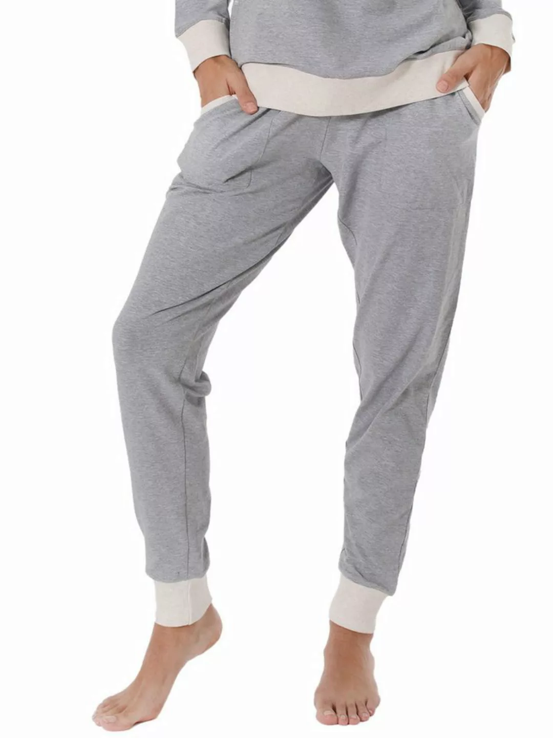 Sassa Loungehose Damen Hose CASUAL COMFORT MELANGE (Stück, 1-tlg) - günstig online kaufen