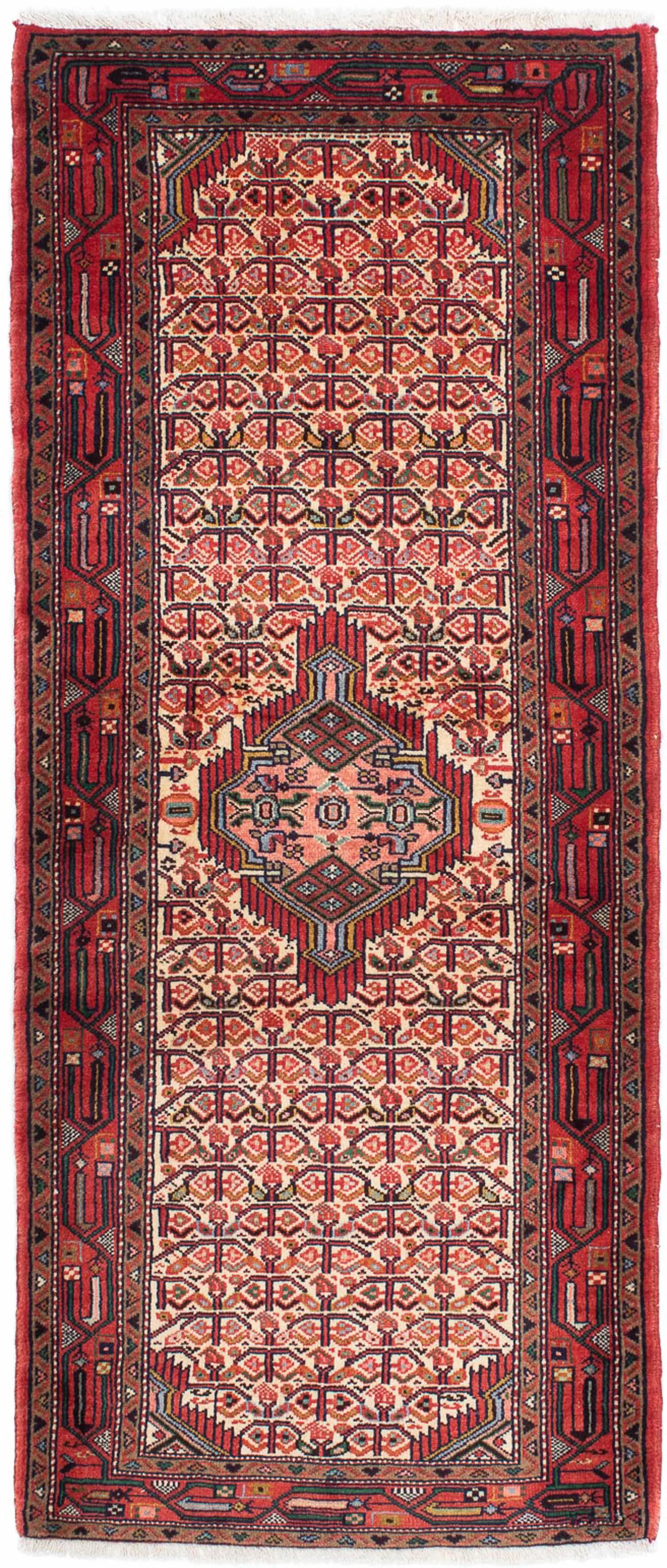 morgenland Orientteppich »Perser - Nomadic - 207 x 86 cm - hellrot«, rechte günstig online kaufen