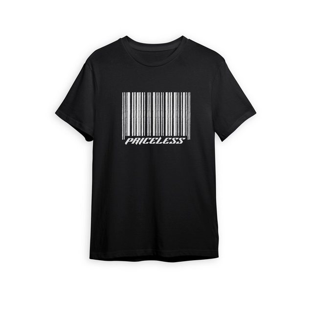 Novux T-Shirt Priceless Herren Tshirt Farbe Schwarz (1-tlg) aus Baumwolle günstig online kaufen