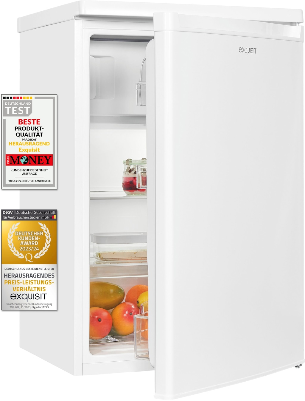 exquisit Kühlschrank »KS16-4-E-040E weiss«, 109 L Volumen, 4 Sterne Gefrier günstig online kaufen