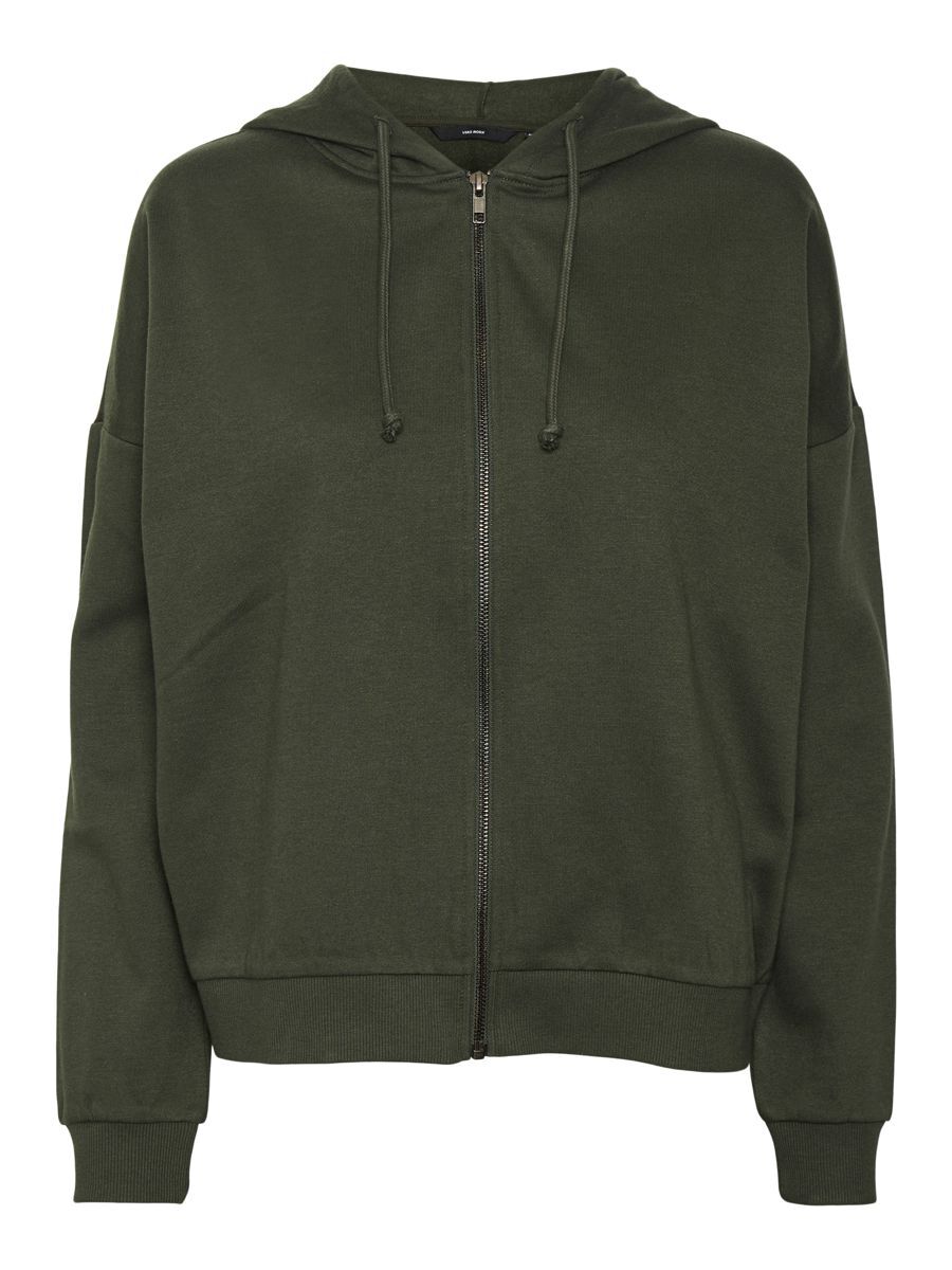 VERO MODA Reißverschluss- Hoodie Damen Grün günstig online kaufen