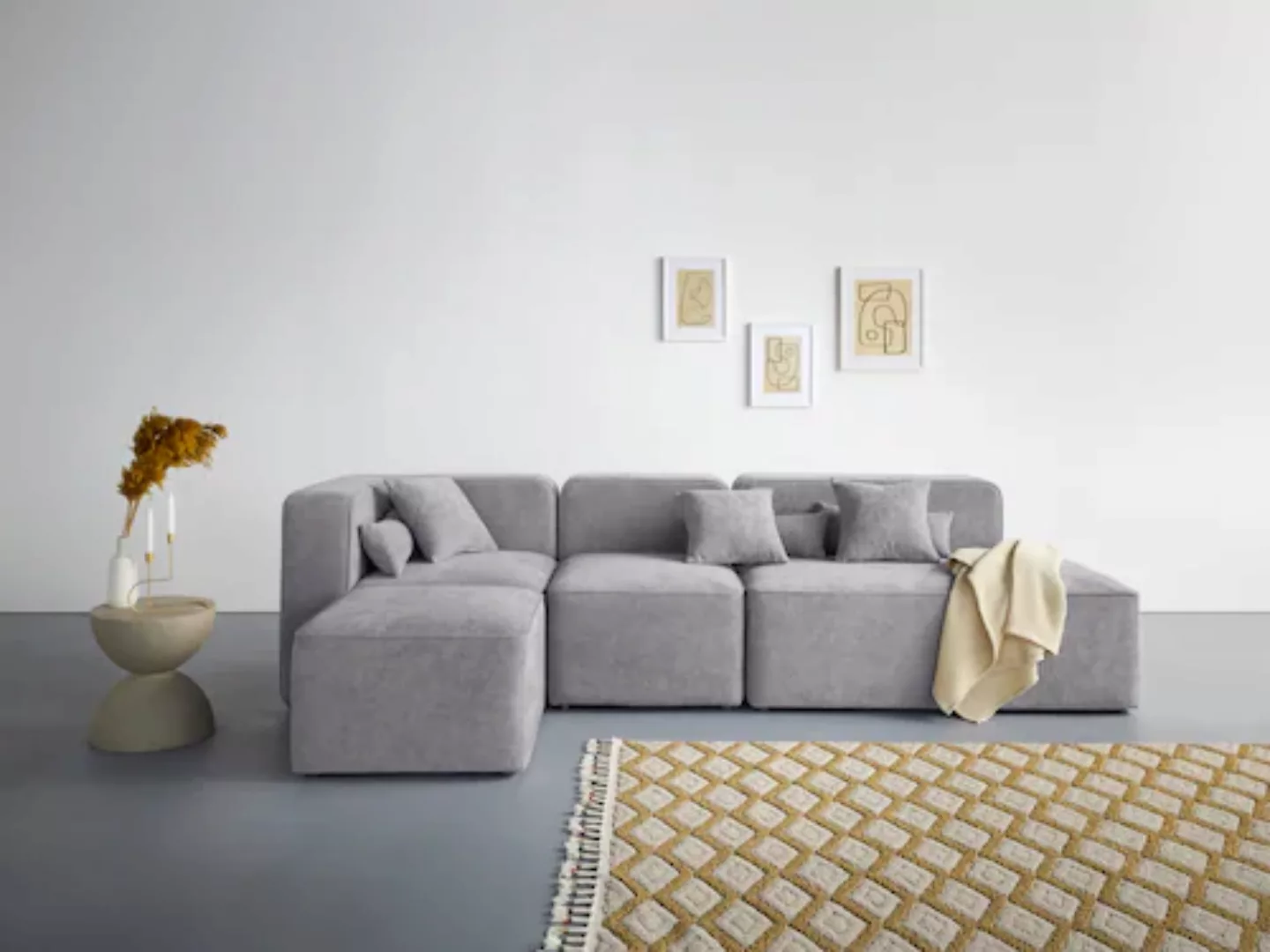 andas Ecksofa "Sundstrup L-Form", Modulserie, individuelle Zusammenstellung günstig online kaufen