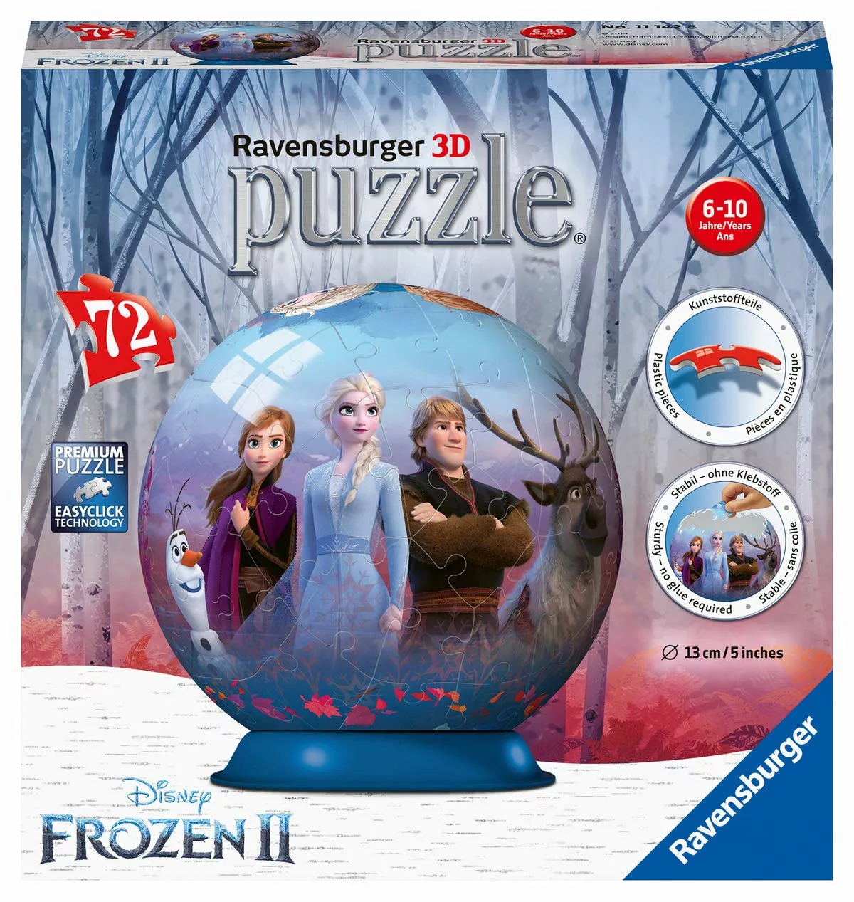 Disney Frozen 2 / Eiskönigin 2 - 3d Puzzle Ball 72 Teile günstig online kaufen