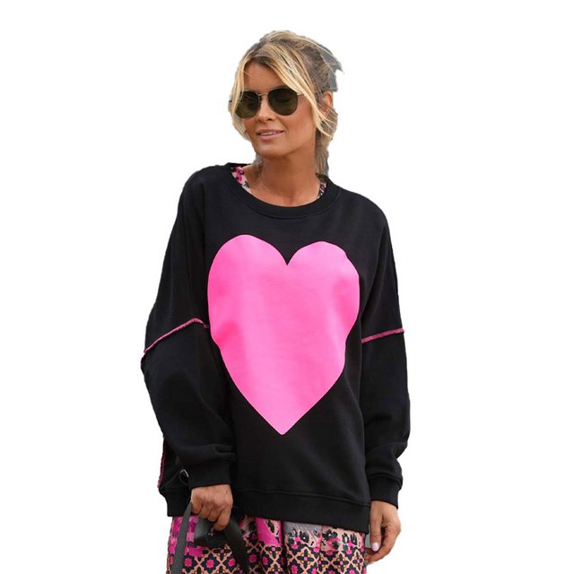 Miss Goodlife Sweatshirt Miss Goodlife MG9772 Sweatshirt, big Heart günstig online kaufen