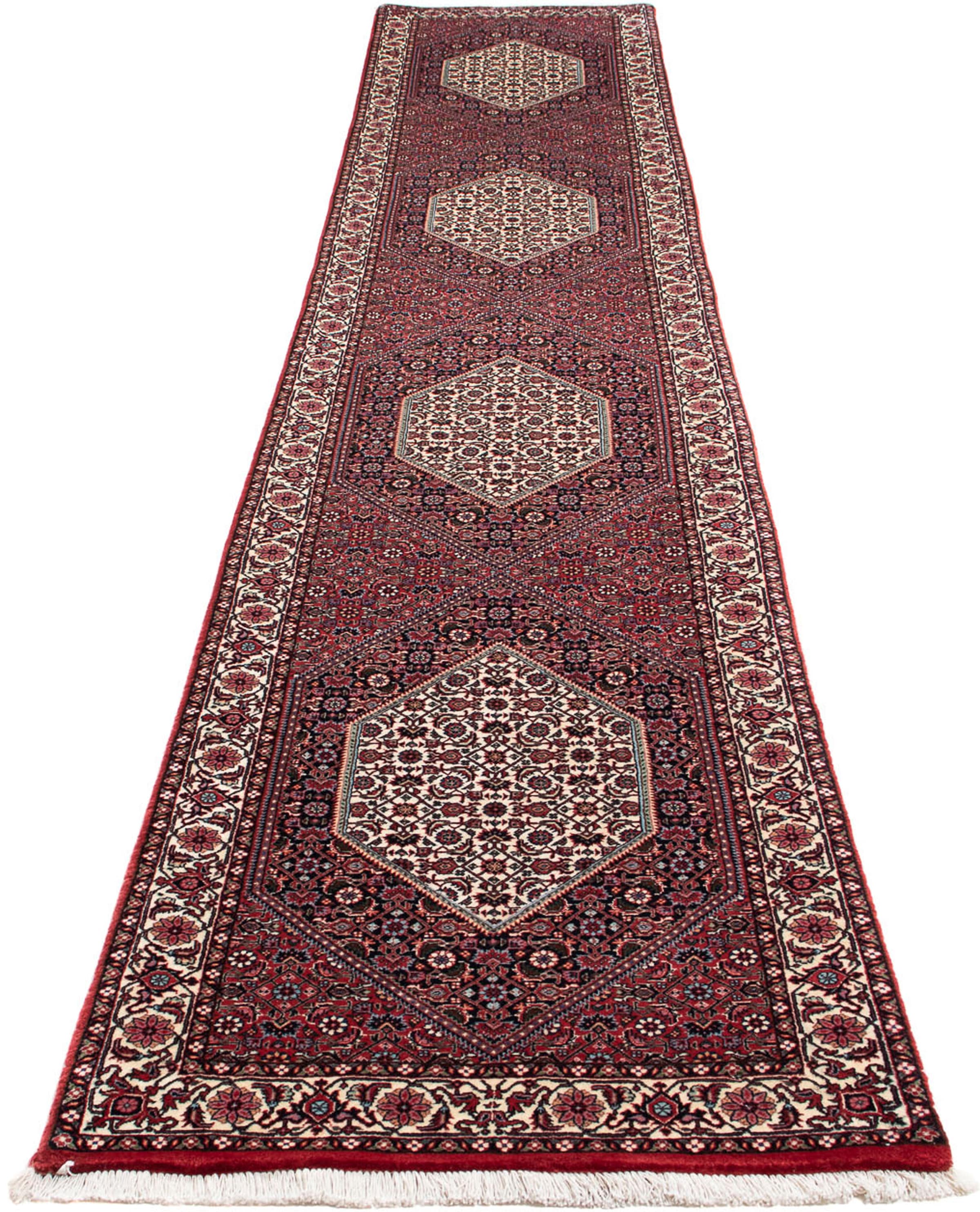 morgenland Orientteppich »Perser - Bidjar - 415 x 78 cm - dunkelrot«, recht günstig online kaufen