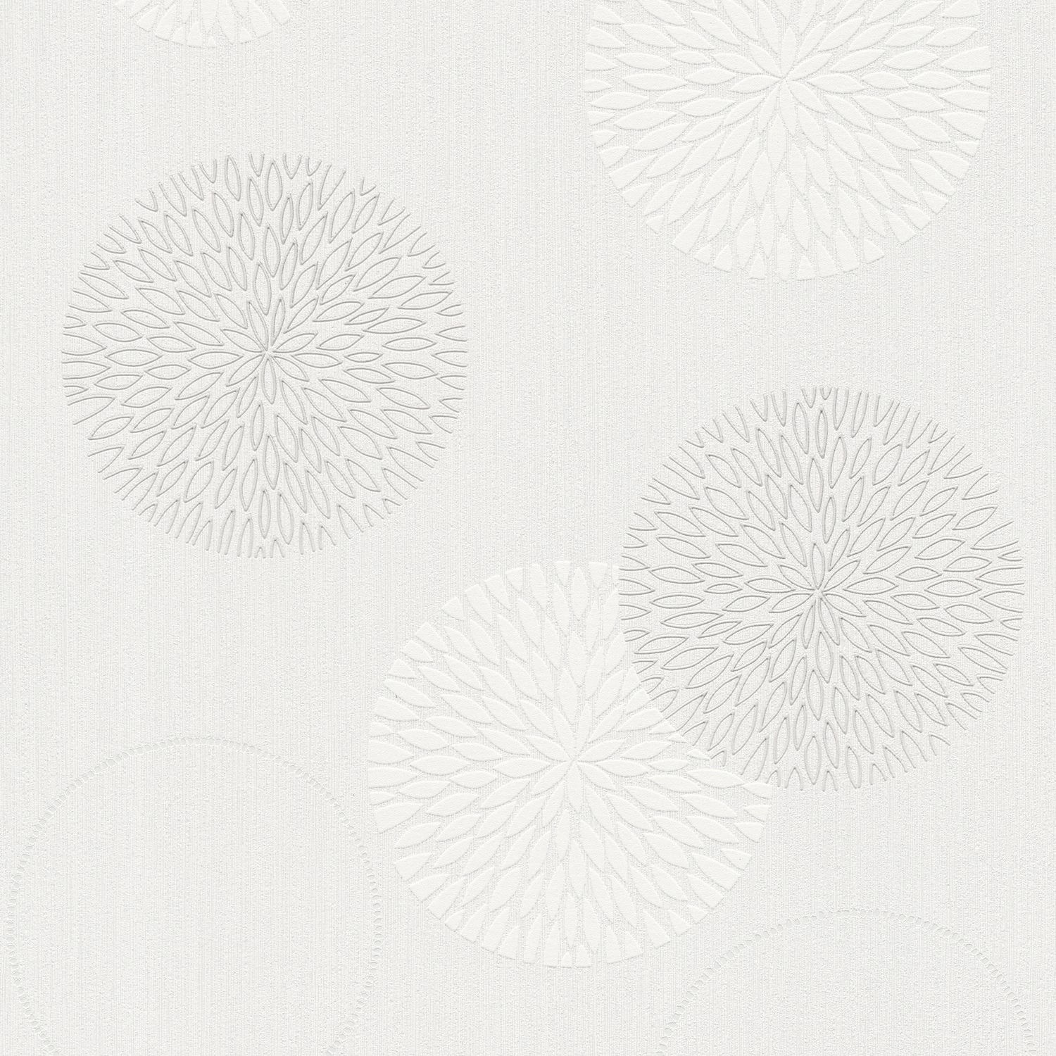 PROFHOME 937922-GU Grafik Tapete Geometrisch Matt Creme Weiß 0,53 m x 10,05 günstig online kaufen
