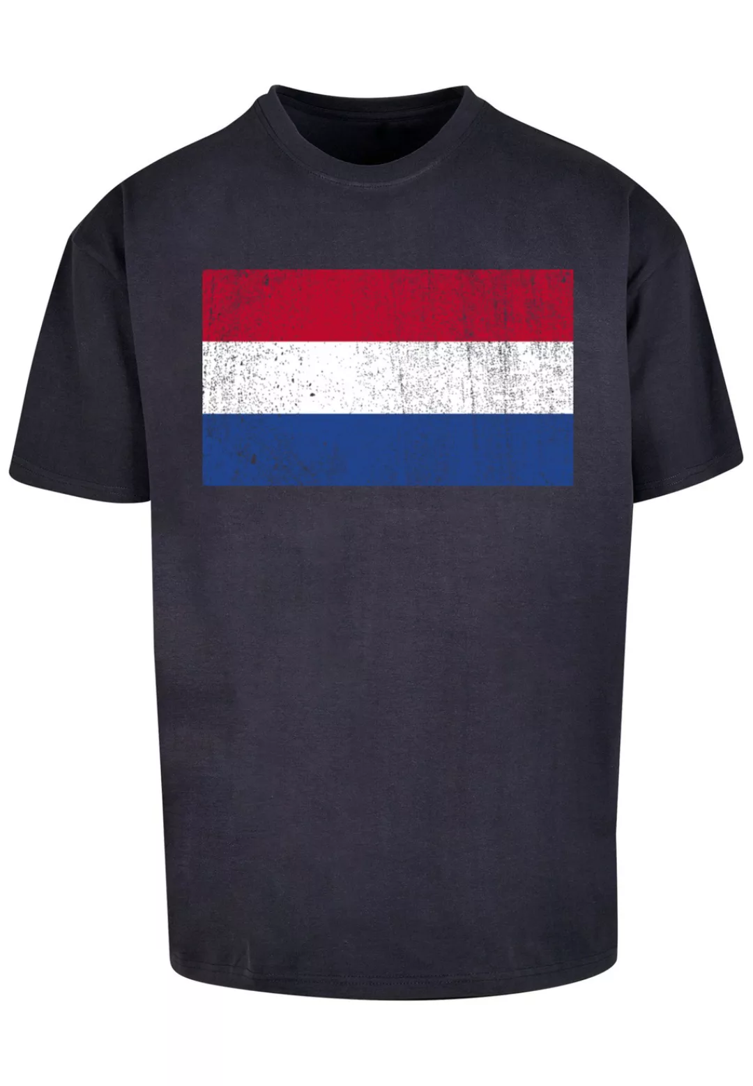 F4NT4STIC T-Shirt "Netherlands NIederlande Holland Flagge distressed", Prin günstig online kaufen