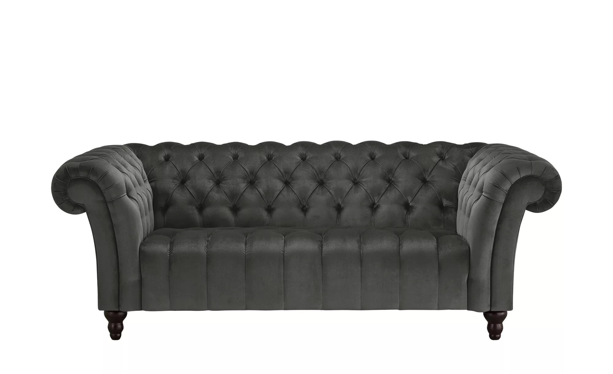 Sofa, 2-sitzig - grau - 205 cm - 74 cm - 101 cm - Polstermöbel > Sofas > 2- günstig online kaufen