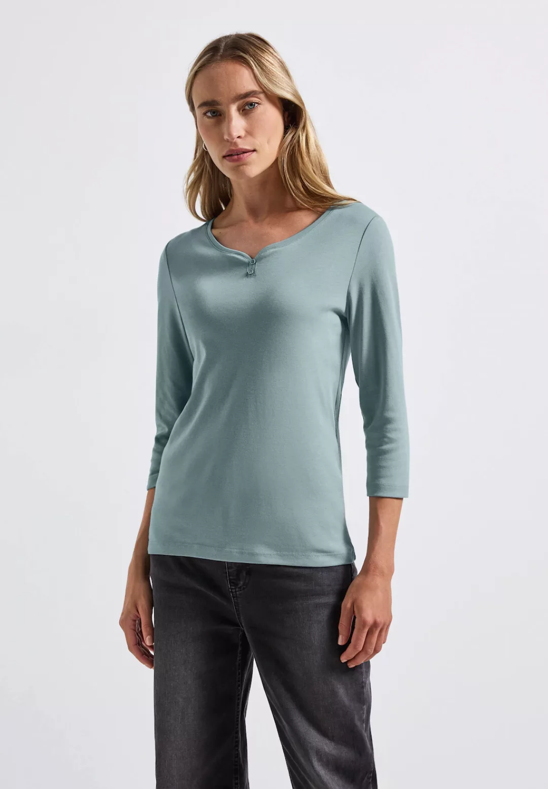 STREET ONE 3/4-Arm-Shirt, mit 3/4 Ärmeln günstig online kaufen