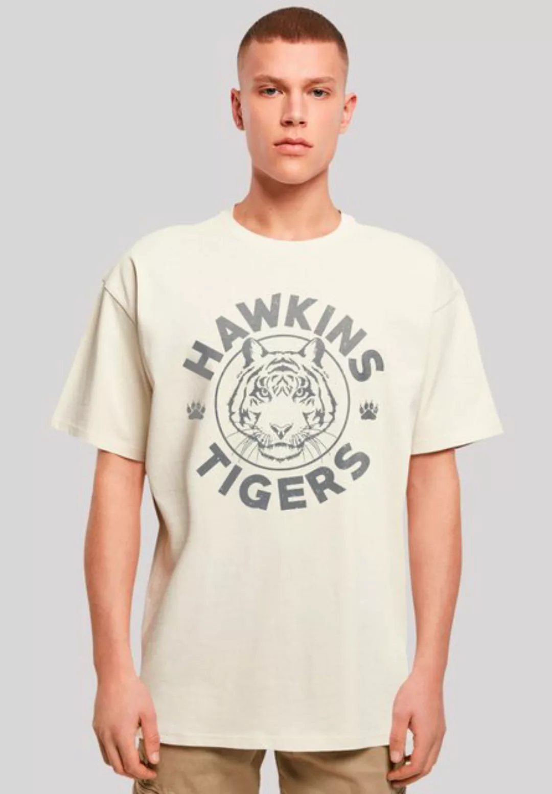 F4NT4STIC T-Shirt "Stranger Things Hawkins Grey Tiger", Premium Qualität günstig online kaufen