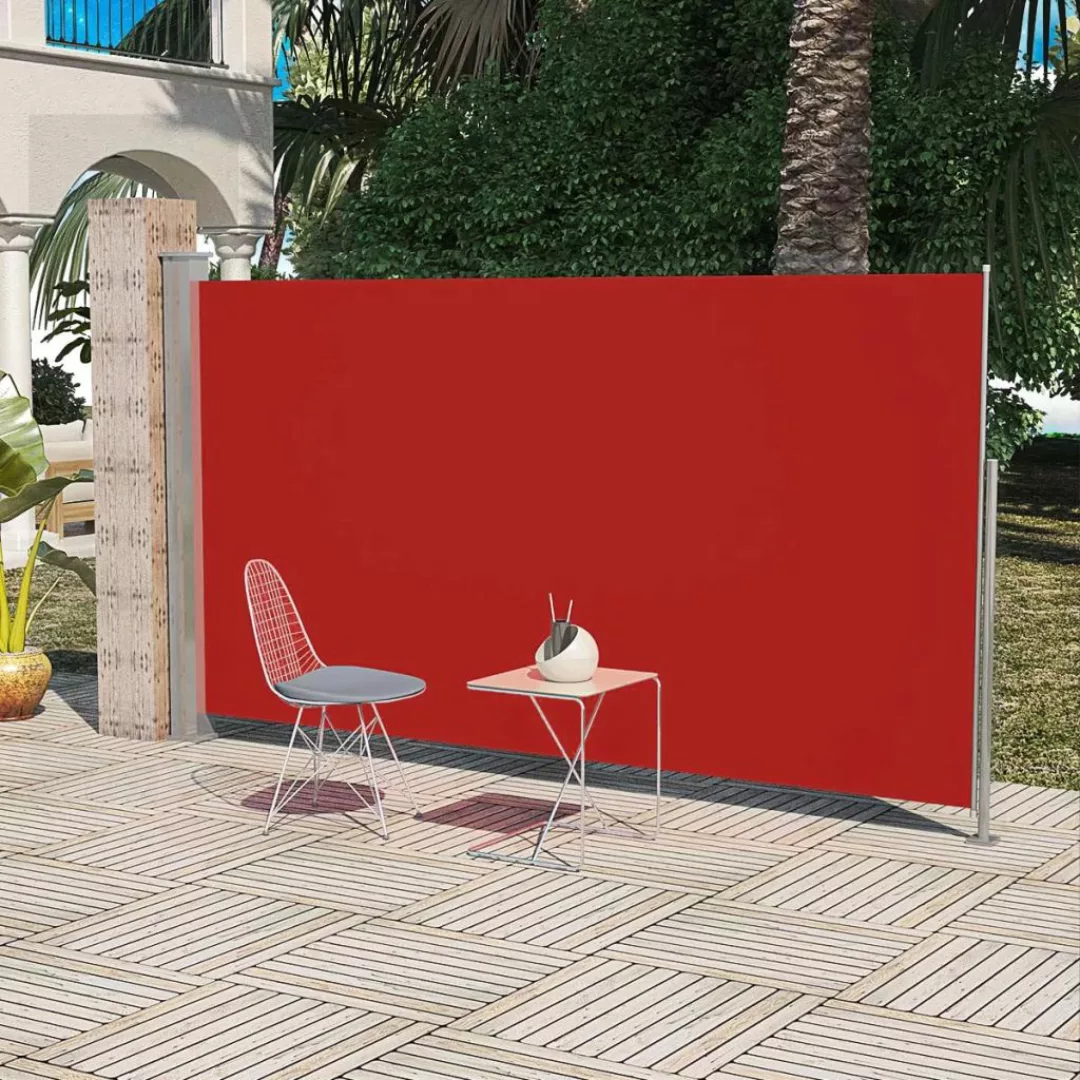 Terrassenmarkise Seitenmarkise 160 X 300 Cm Rot günstig online kaufen