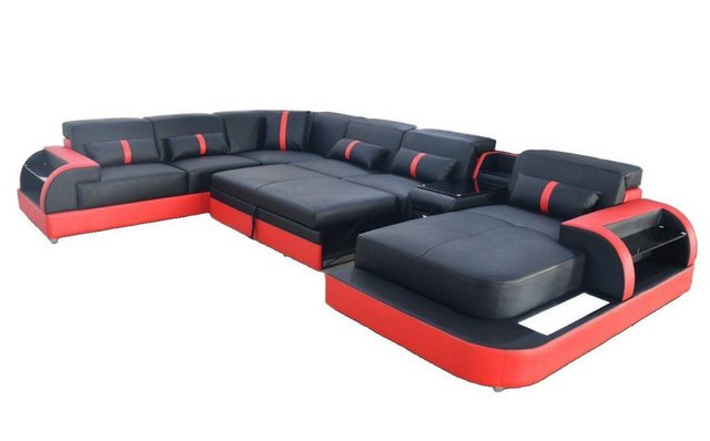 JVmoebel Ecksofa Multifunktion Sofa Couch Wohnlandschaft Polster Sofas LED günstig online kaufen