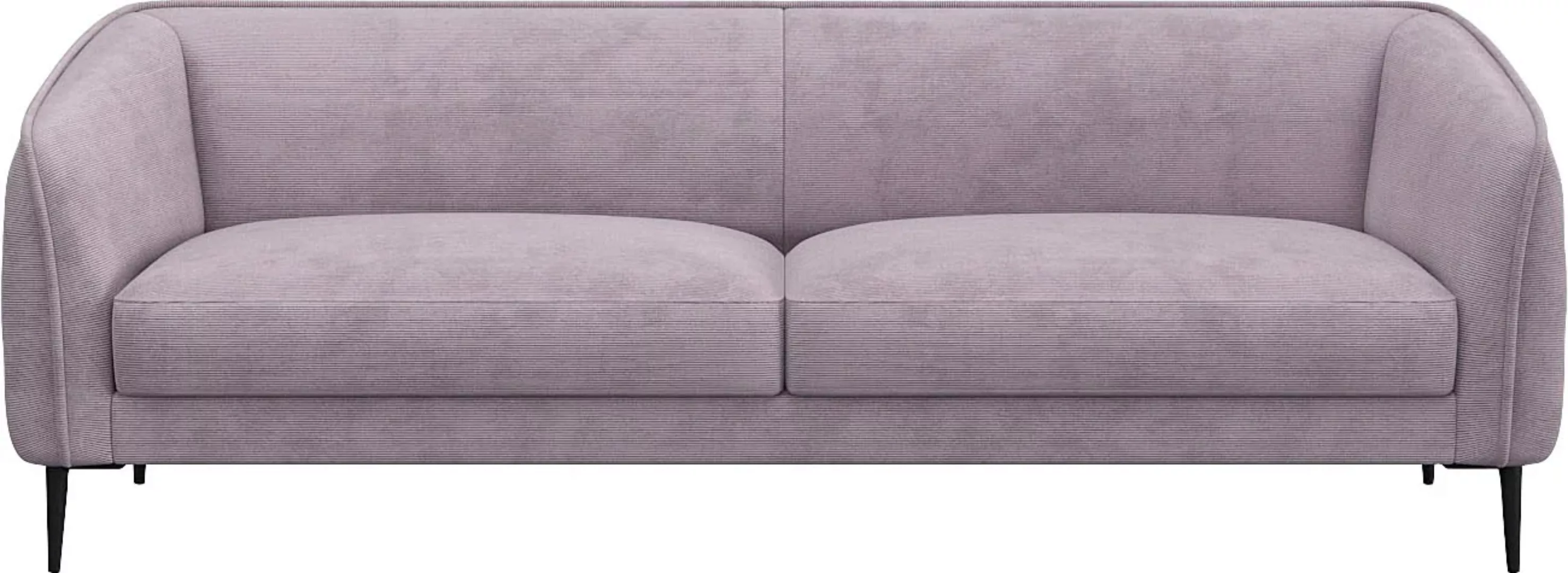 FLEXLUX 3-Sitzer "Belle Designsofa, Couch, bequem durch Kaltschaum im Sitz" günstig online kaufen