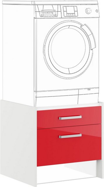 IMPULS KÜCHEN Waschmaschinenumbauschrank "Turin", Breite 64 cm günstig online kaufen