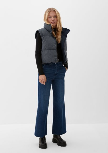 s.Oliver 5-Pocket-Jeans Jeans-Culotte Suri / Regular Fit / High Rise / Wide günstig online kaufen