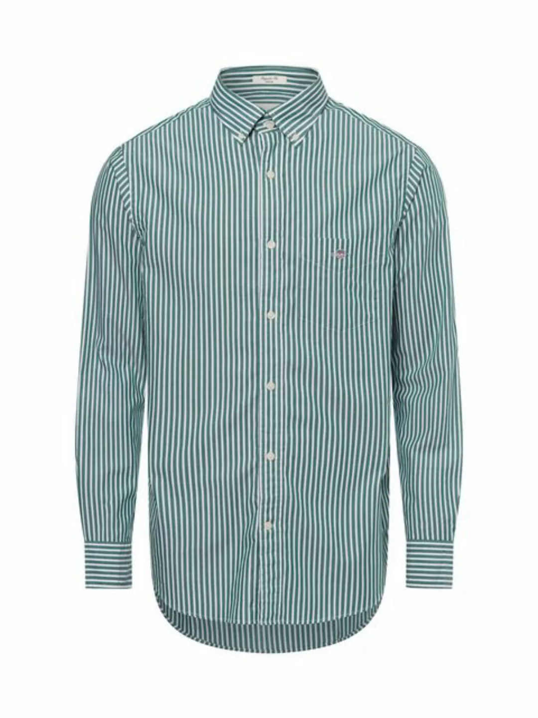 Gant Langarmhemd "REG POPLIN MICRO GINGHAM SHIRT", Regular Fit Popeline Hem günstig online kaufen