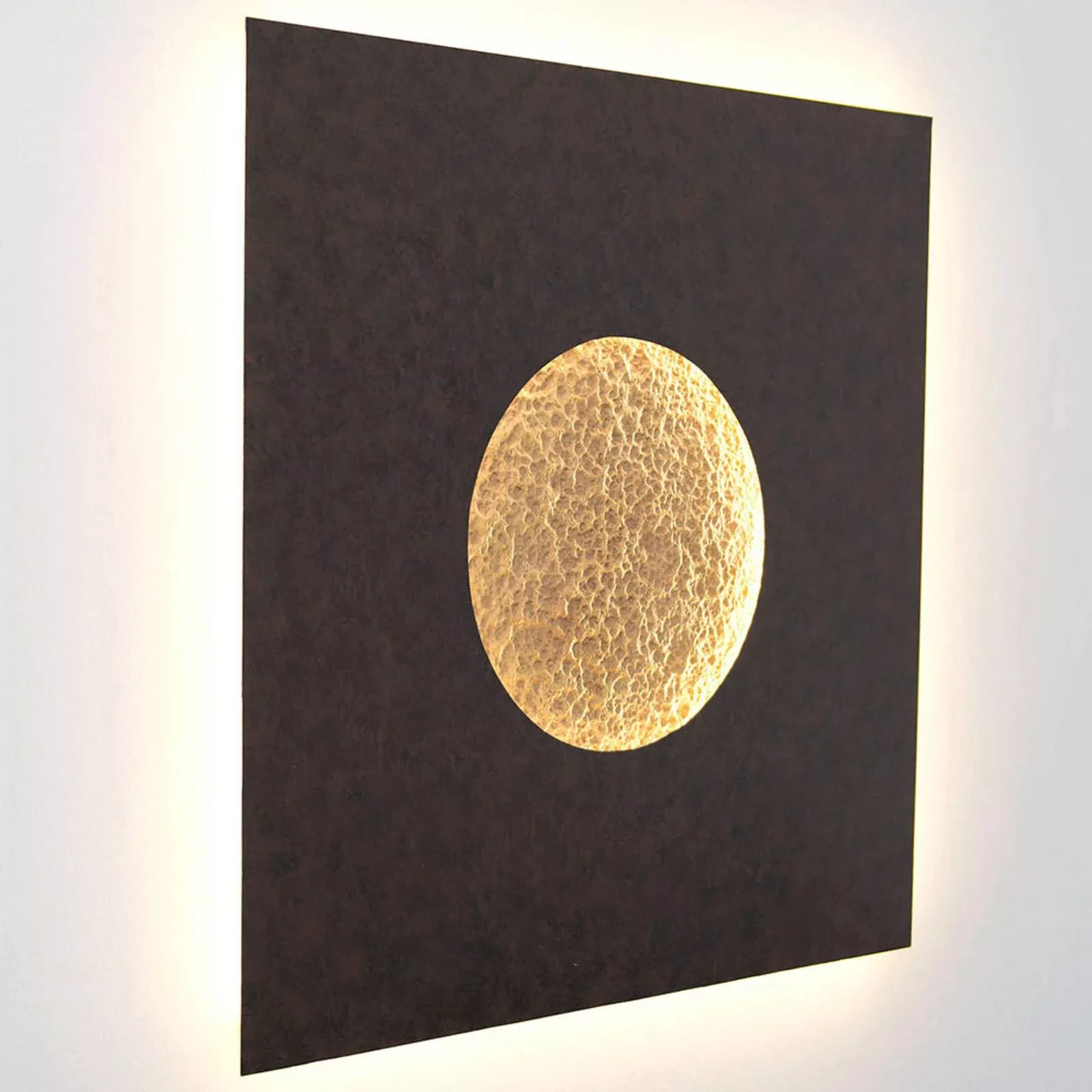 LED-Wandleuchte Luina, 80x80cm, innen gold günstig online kaufen