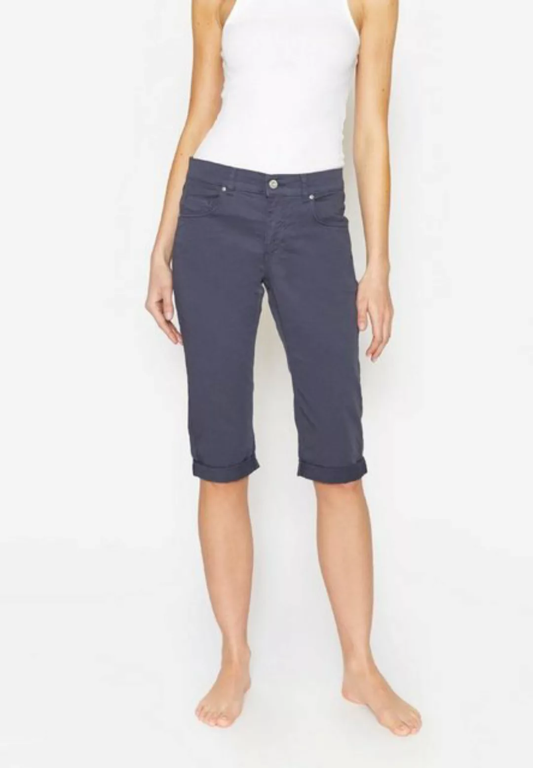 ANGELS Slim-fit-Jeans 5-Pocket-Hose Capri TU mit Label-Applikationen günstig online kaufen