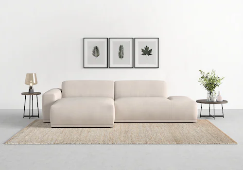 TRENDMANUFAKTUR Ecksofa Braga, mit hochwertigem Kaltschaum, L-Form, in Cord günstig online kaufen