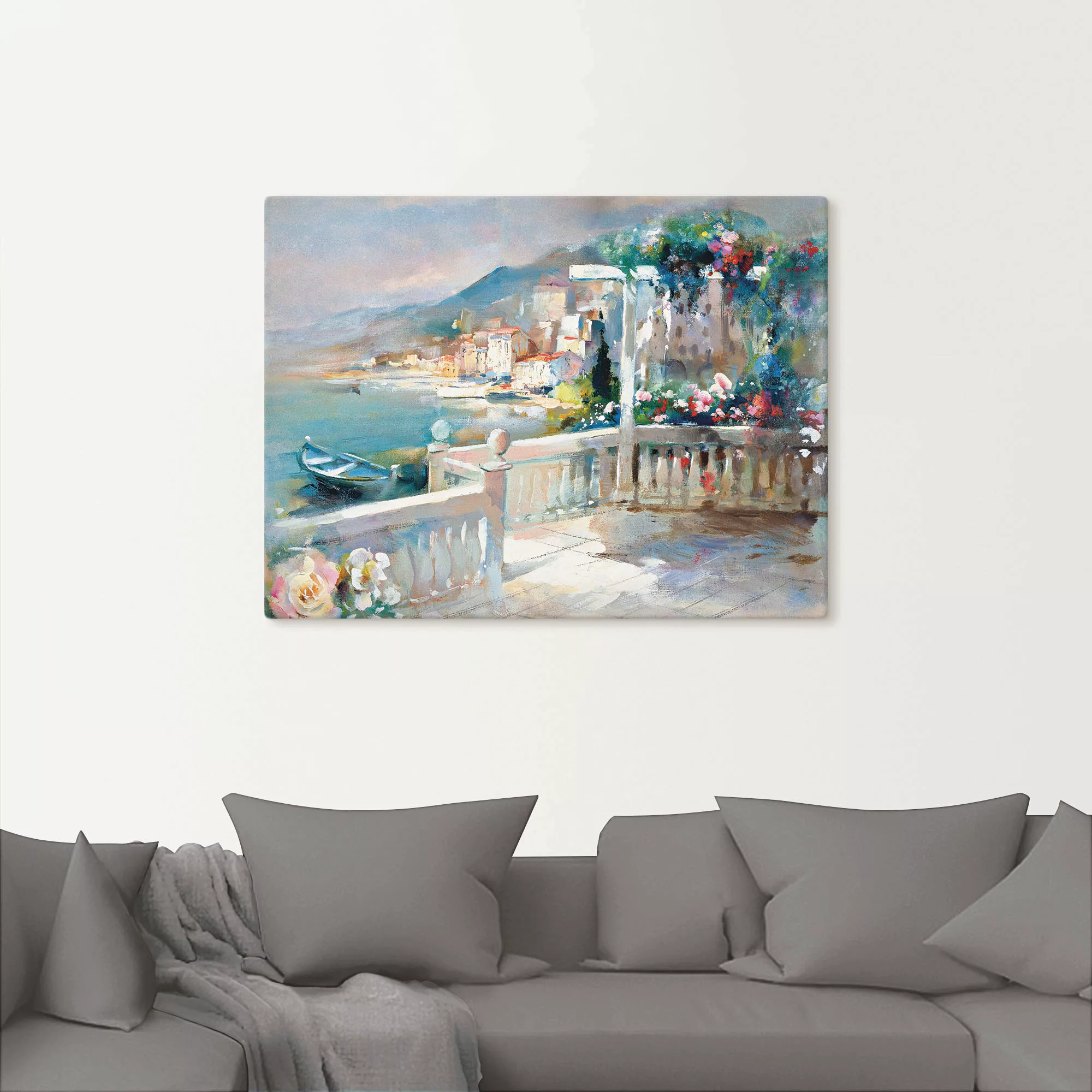 Artland Leinwandbild "Wunderschöne Umgebung", Küste, (1 St.), auf Keilrahme günstig online kaufen