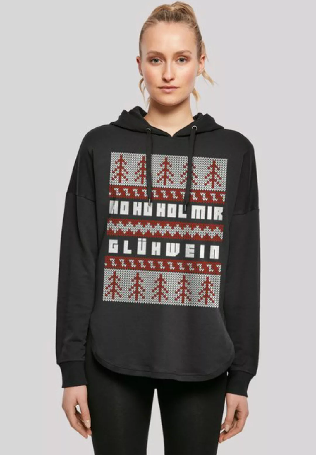 F4NT4STIC Kapuzenpullover Ho Ho Hol mir Glühwein Weihnachten Print günstig online kaufen