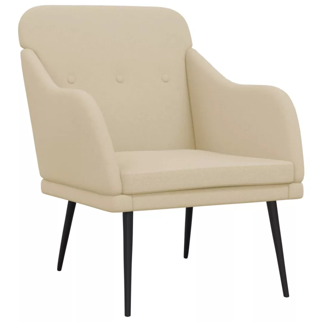 Vidaxl Sessel Creme 63x76x80 Cm Stoff günstig online kaufen