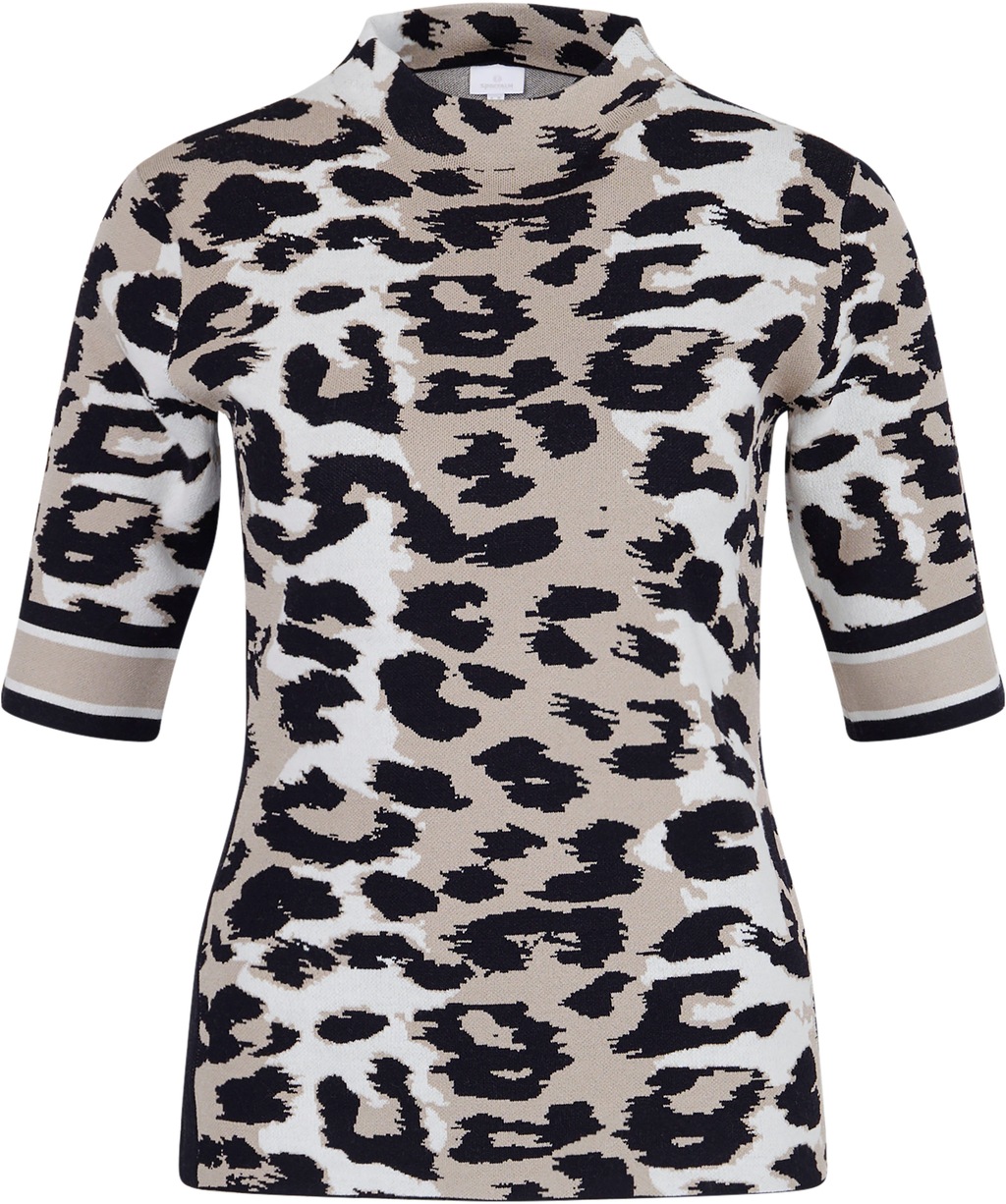 Sportalm Kitzbühel Kurzarmpullover, mit Animalprint günstig online kaufen