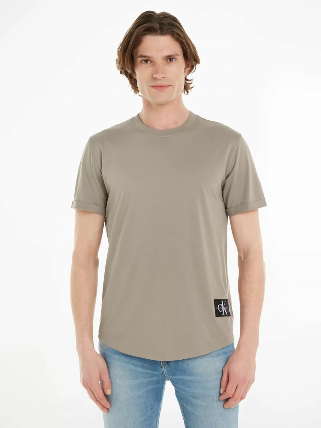 Calvin Klein Jeans T-Shirt "BADGE TURN UP SLEEVE", mit Logopatch günstig online kaufen