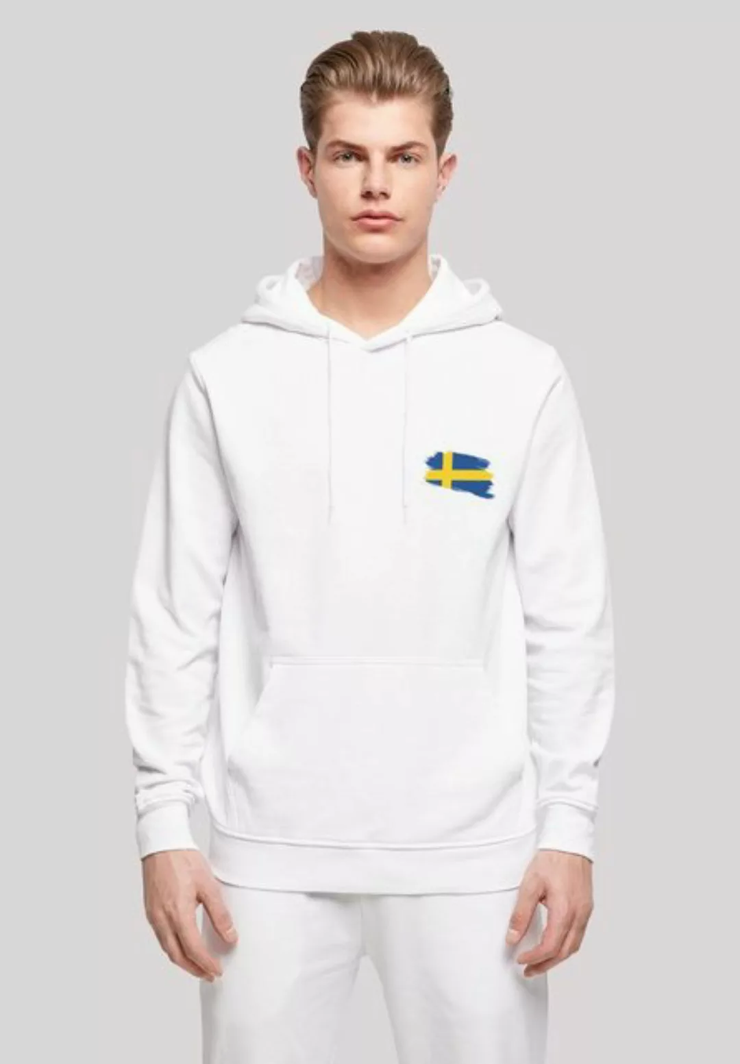 F4NT4STIC Kapuzenpullover Sweden Schweden Flagge Print günstig online kaufen