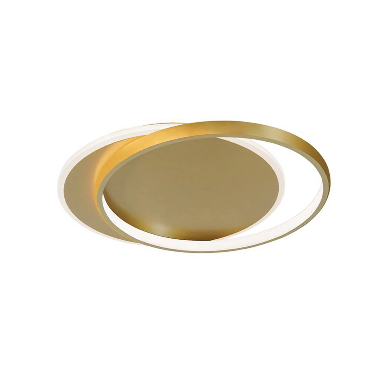 LED-Deckenlampe Evelyn, goldfarben, Länge 55 cm, Metall günstig online kaufen